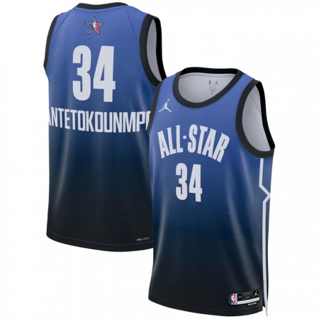 Camiseta Hombre NBA All-Star 2023 Team 1 Giannis Antetokounmpo 34 Nike Azul Swingman
